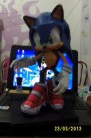 Papercraft Sonic